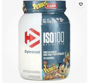 Dymatize ISO100 Hydrolyzed Protein Powder 100% Whey Isolate Fruity Pebbles 11/26 - Picture 1 of 1