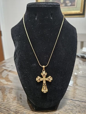 Cruz Cookie Lee estrás tono dorado Foto 1 de 4