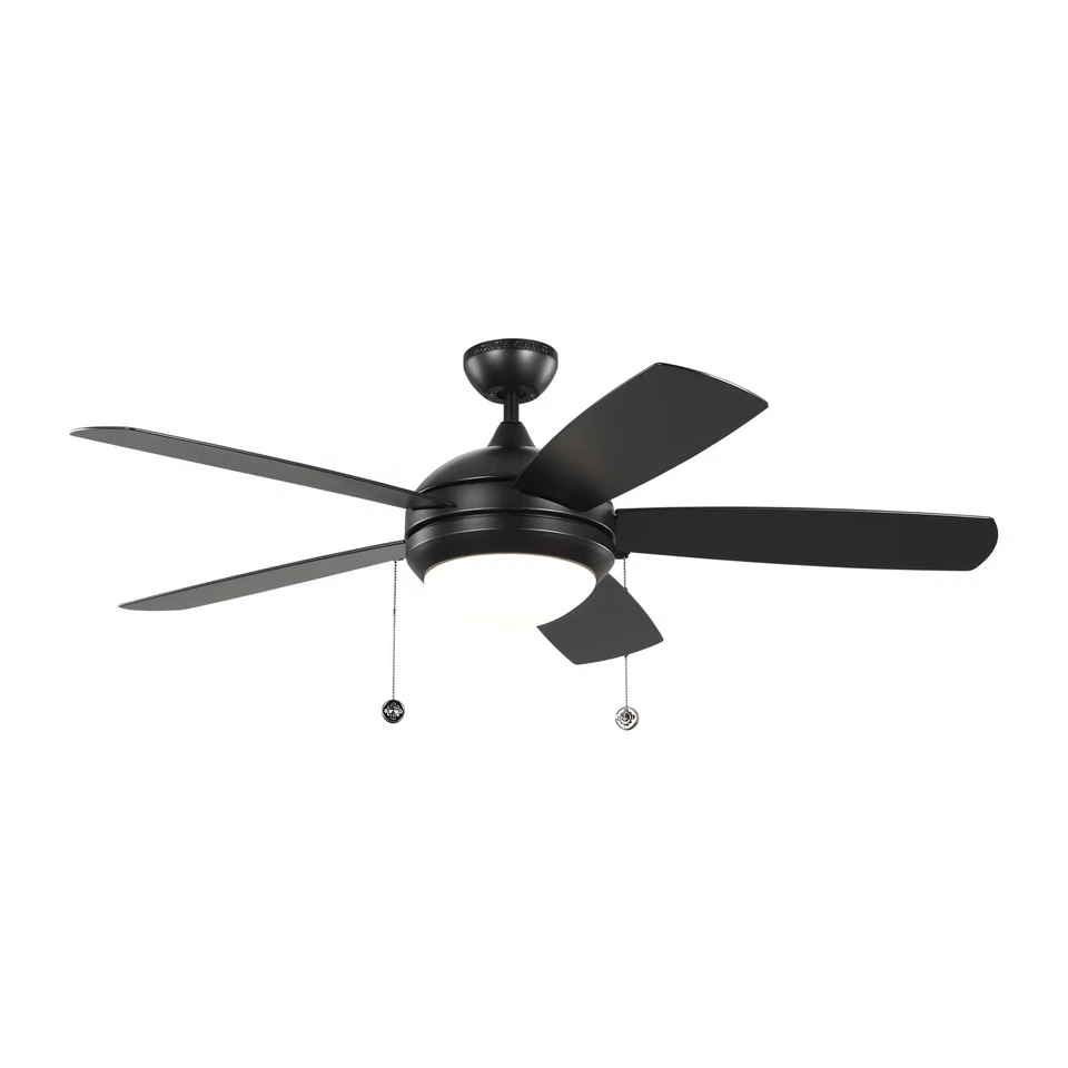 LED Discus 52" Indoor Ceiling Fan in Matte Black - Image 1 of 1