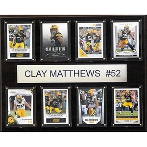 CandICollectables 1215CLAY8C NFL 12 x 15 in. Clay Matthews Green Bay Packers ... - Picture 1 of 1