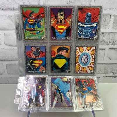 1993 Skybox DC Superman Trading Card Set 1-100 In Pages - Image 1 of 4