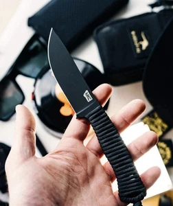 Montana Knife Company MKC  Stoned Goat 2.0 52100 Ball bearing Steel BLK 🔥New🔥 - Picture 1 of 11