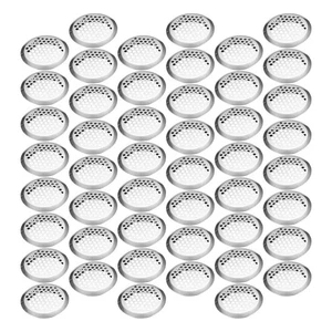 100 piezas de malla circular de acero inoxidable para muebles de armario - Imagen 1 de 9