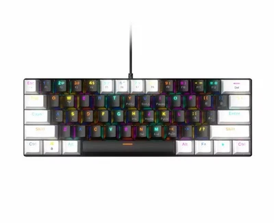 Gaming Keyboard 60% Fully Mechanical RGB wired New Leaven Pc Xbox PlayStation - Image 1 of 4