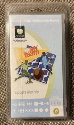 Cartucho de formas Cricut Sports Mania - 290521 * 093573605215 * TOTALMENTE NUEVO Foto 1 de 4
