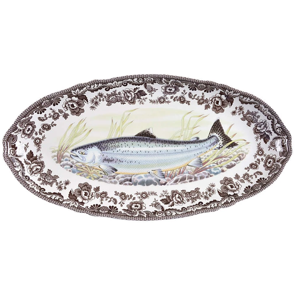 Plato para peces Spode Woodland 18" 11630581 Foto 1 de 1