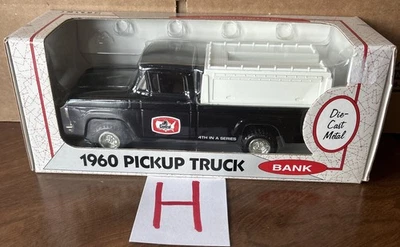ERTL 1960 CAMIONETA PICKUP BANCO DIECAST METAL RÉPLICA Foto 1 de 4