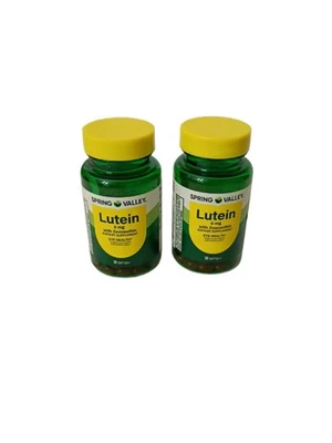 Spring Valley Lutein With Zeaxanthin Softgels/Eye Health - 10/27- 2 Bottles! - Image 1 of 4