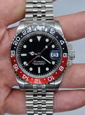Seikmod GMTEIKO “Coke” NH34 Automatic | Sapphire | Ceramic Bezel | 316L Steel - Image 1 of 3