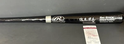 Brendan Rodgers Astros Autographed Signed Engraved Bat JSA WITNESS COA Black . - Image 1 of 3