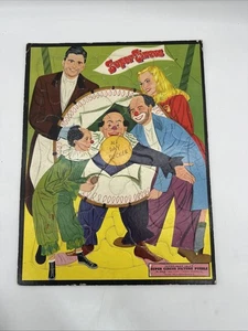 Vintage 1954 Whitman Puzzle "Super Circus" Rahmen-Tablett-Inlay - Bild 1 von 16