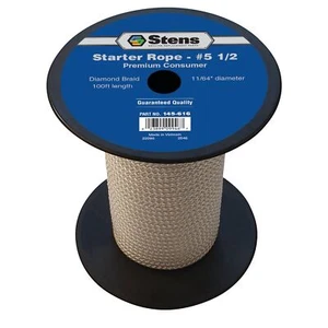 New Stens 100'Diamond Braid Starter Rope 145-616 For #5-1/2 Diamond - Picture 1 of 1
