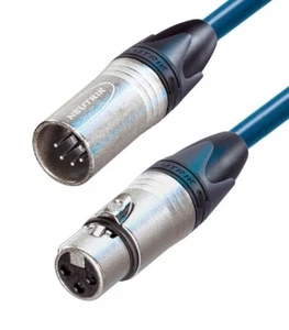 DG Systems - Adattatore DMX da XLR 3P femmina a XLR 5P maschio - Made in Italy - Picture 1 of 3