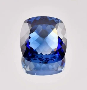 Piedra preciosa suelta de zafiro azul de Ceilán natural impecable de 8 x 8 mm (certificada GIT) - Imagen 1 de 5