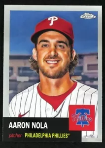 2022 Topps Cromo Platino Anniversario Aaron Nola #167 BASEBALL Phillies - Foto 1 di 2