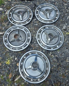 65 - 66 Set of5 Impala NOVA CHEVELLE SS Hubcap 14" Wheel Covers Hub Cap Spinner - Bild 1 von 11