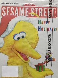 (2) Sesame Street Magazine December 1994 FACTORY SEALED Big Bird Happy Holidays - Picture 1 of 3