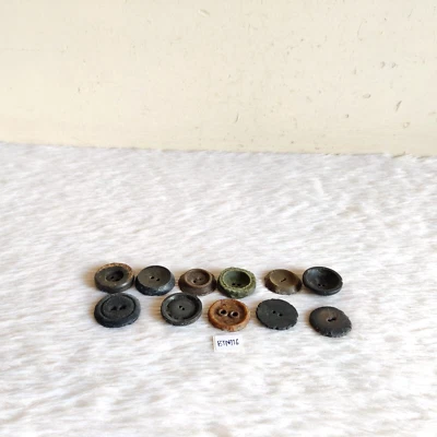 Vintage Different Bakelite Buttons Old 11Pcs BTN116 - Image 1 of 4