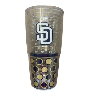 Бейсбольный мяч Tervis MLB Official San Diego Padres 24 унции Изолированный стакан США - Изображение 1 из 4