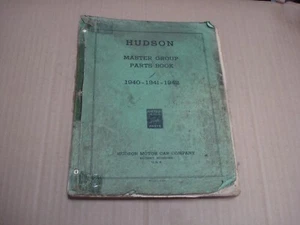 1940 1941 1942 Hudson Master Group Parts Book Chassis & Body - Picture 1 of 7