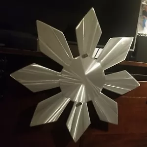 Metal Wall art abstract decor indoor modern outdoor Flower patio garden decor - Picture 1 of 2