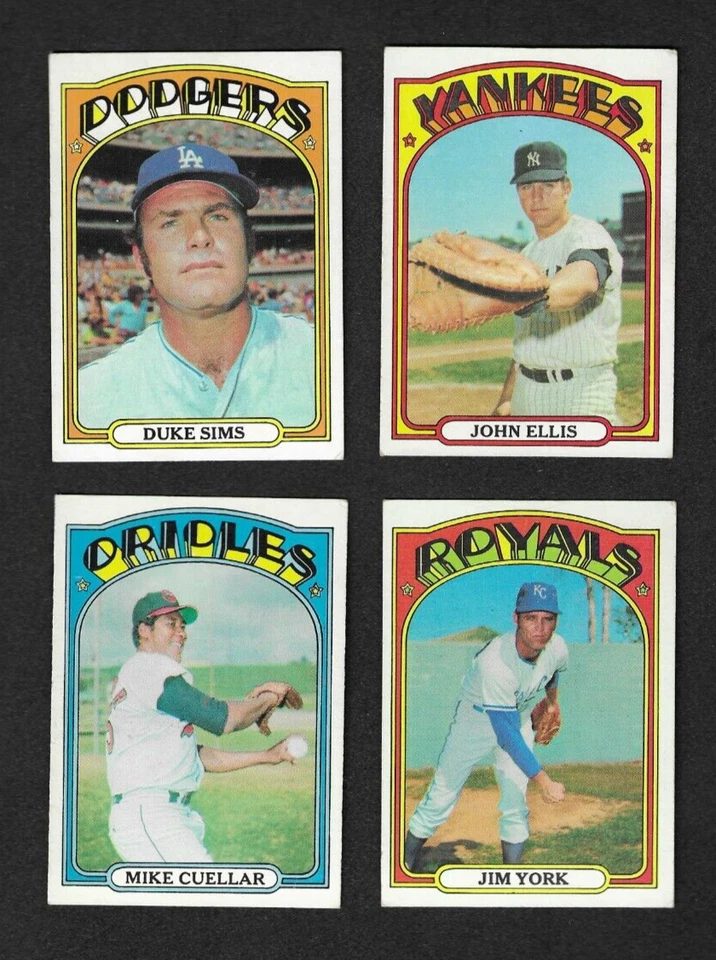 1972 Topps Baseball: Choose Your Card (#298 to #514) - FREE SHIPPING - Image 1 of 1