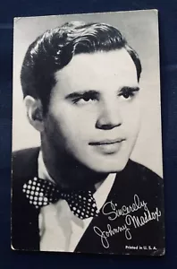 Johnny Maddox Vintage Arcade Card - Approx. 3 3/8" x 5 3/8" - Picture 1 of 3