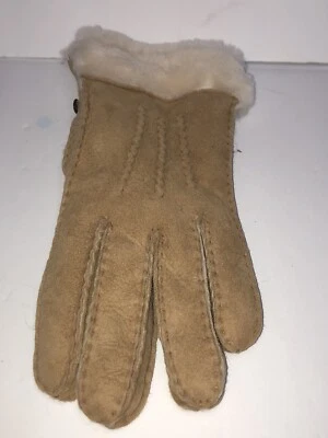 Guante UGG Piel de Oveja ÚNICO MANGO IZQUIERDO Castaño Talla Mediana ¡NUEVO SIN ETIQUETAS! Foto 1 de 3