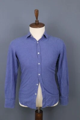Canali синий длинным рукавом рубашка на пуговицах размер S - Изображение 1 из 4