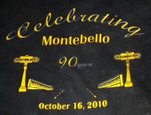 Black 2XL T-Shirt 10/16/2010 "Celebrating Montebello CA 90 Years" Gildan Cotton - Picture 1 of 6