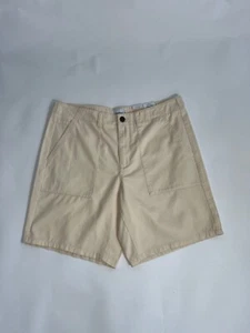 Farah Men’s Shorts Sepel Chino Patch Cream Twill Summer Holiday Casual Smart New - Picture 1 of 8