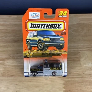 Matchbox Chevy Ambulance SWAT #34 - Picture 1 of 5