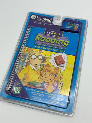 LeapPad Arthur And The Lost Diary LeapFrog Reading Book w/ Cartridge Leap 2 NEW - Image 1 of 4
