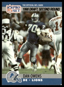 1990 Pro Set - Draft #704 Dan Owens (RC) - Picture 1 of 2