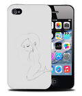 Case Cover For Apple Iphone|cute Girl Sketch Art Drawing #4
