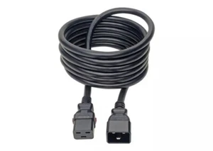 Tripp Lite Power Extension Cord C20 to Locking C19 M/F 12AWG 20A Black 10ft (P03 - Picture 1 of 3