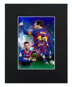 "Lionel Messi Leyenda del Fútbol Retrato Arte Impresión Fotografía Decoración 8"x10" - Imagen 1 de 5