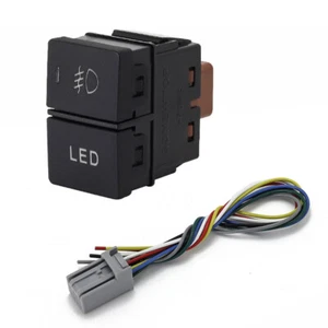 FOGLIGHT-LED Dashboard Panel Control Switch Button For Honda Civic Accord CR-V - Picture 1 of 5