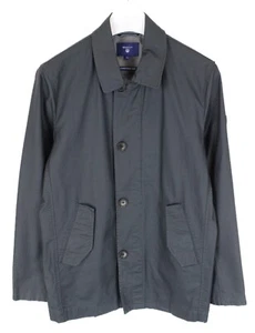 Gant The Coated Reefer Jacke Herren Klein Polohemd Taschen Halb Gefüttert Zip - Bild 1 von 9
