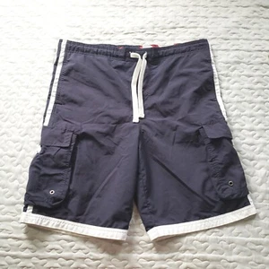 Graphite Swim Herren Gr. S blau Badehose Boardshorts Cargotaschen #B726 - Bild 1 von 9