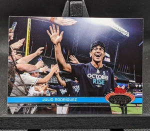 2023 Topps Stadium Club Julio Rodríguez 1991 Diseño Variación SP Mariners - Imagen 1 de 2