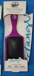 Spazzola bagnata paletta districante spazzola per capelli lunghi spessi e grossolani - viola - Foto 1 di 3