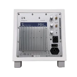 REL Acoustics T/5 8" Powered Subwoofer - Gloss White - Compact Sub-Bass System - Picture 1 of 4