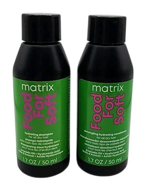 Matrix Food For Soft  Hydrating Shampoo + Detangling Conditioner Travel 1.7 Oz. - Image 1 of 3