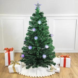 Northlight 4' Fiber Optic Pine Cone Artificial Christmas Tree - LED Multi Lights - Picture 1 of 2
