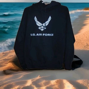 US AIR FORCE MENS HOODIE SWEATSHIRT SIZE MEDIUM - Picture 1 of 3