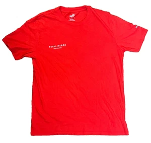 Herren Puma Team Hyrox rot NYC T-Shirt Large Kurzarm kostenloser Versand - Bild 1 von 6