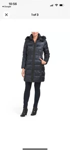 Diane von Furstenberg Down Puffer Jacket M Excellent New Con - Picture 1 of 15