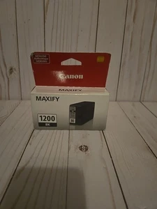 Genuine Canon Maxify 1200 BK PGI-1200 Black Ink Cartridge SEALED - Picture 1 of 3