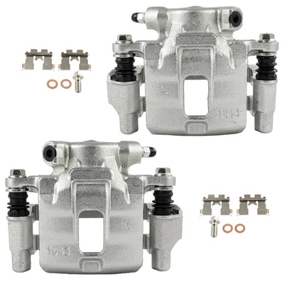 For 1989-92 Chevrolet Tracker L4 1.6L Front Brake Calipers w/ Bracket Pair - Image 1 of 4